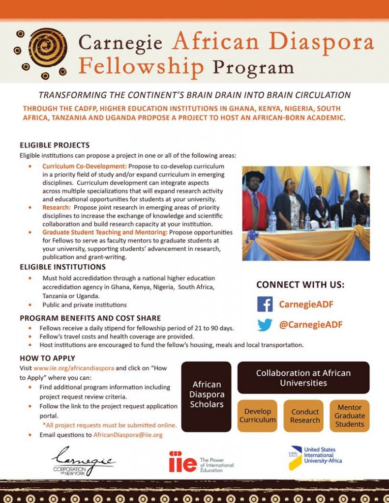 APPLICATION: The Carnegie African Diaspora Fellowship Program (CADFP ...